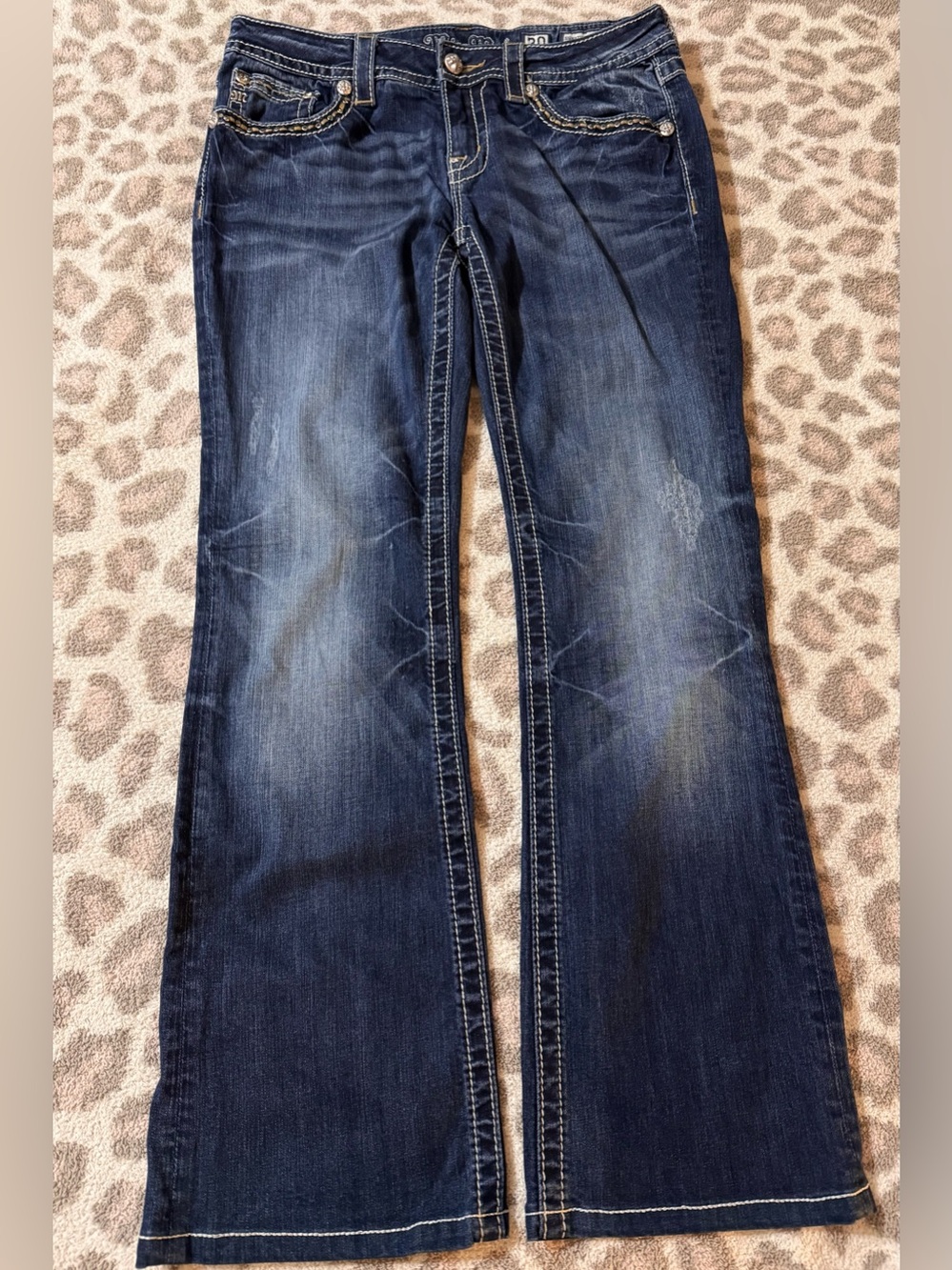 Miss Me Dark Blue Flare Jeans